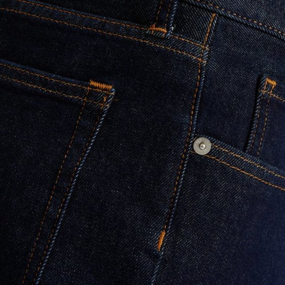 Everlane Men's Slim Jeans - Dark Blue - Picture 3 of 9